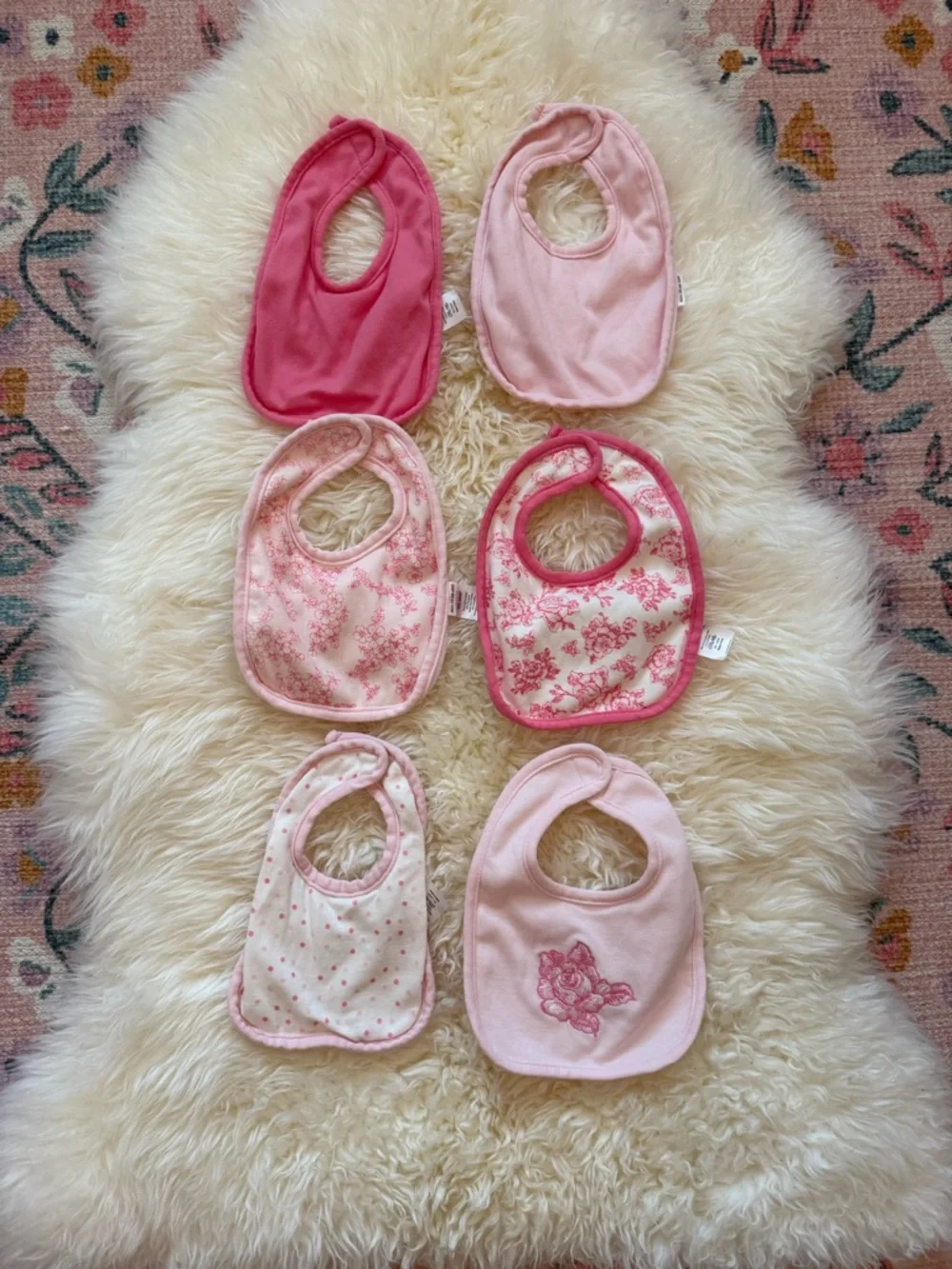 Bundle of 13 Baby Girl Bibs